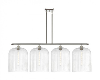 Bridal Veil - 4 Light - 48 inch - Polished Nickel - Stem hung - Island Light (3442|516-4I-PN-G559-12SDY)
