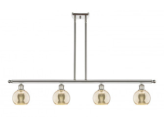Athens - 4 Light - 48 inch - Polished Nickel - Stem hung - Island Light (3442|516-4I-PN-G128-6)