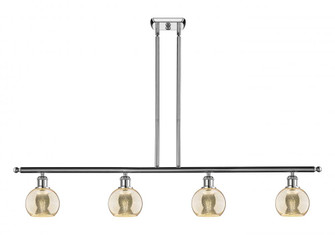 Athens - 4 Light - 48 inch - Polished Chrome - Stem hung - Island Light (3442|516-4I-PC-G128-6)