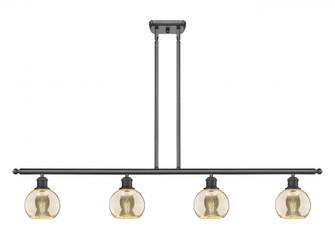 Athens - 4 Light - 48 inch - Oil Rubbed Bronze - Stem hung - Island Light (3442|516-4I-OB-G128-6)