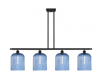 Bridal Veil - 4 Light - 48 inch - Matte Black - Stem hung - Island Light (3442|516-4I-BK-G559-8BL)