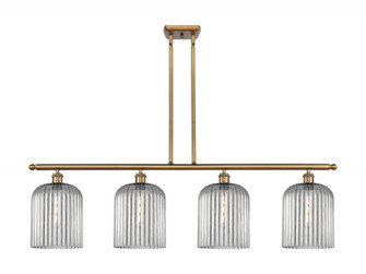 Bridal Veil - 4 Light - 48 inch - Brushed Brass - Stem hung - Island Light (3442|516-4I-BB-G559-8SM)