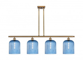 Bridal Veil - 4 Light - 48 inch - Brushed Brass - Stem hung - Island Light (3442|516-4I-BB-G559-8BL)