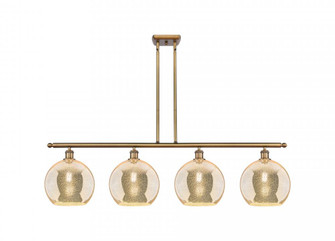 Athens - 4 Light - 48 inch - Brushed Brass - Stem Hung - Island Light (3442|516-4I-BB-G128-10)