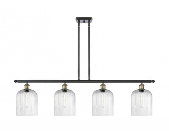 Bridal Veil - 4 Light - 48 inch - Black Antique Brass - Stem hung - Island Light (3442|516-4I-BAB-G559-8SDY)