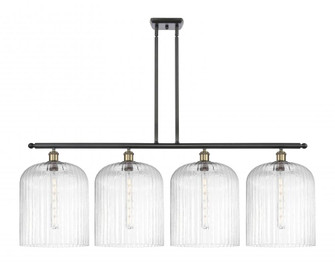 Bridal Veil - 4 Light - 48 inch - Black Antique Brass - Stem hung - Island Light (3442|516-4I-BAB-G559-12CL)