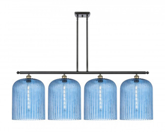 Bridal Veil - 4 Light - 48 inch - Black Antique Brass - Stem hung - Island Light (3442|516-4I-BAB-G559-12BL)