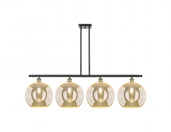 Athens - 4 Light - 50 inch - Black Antique Brass - Stem Hung - Island Light (3442|516-4I-BAB-G128-12)
