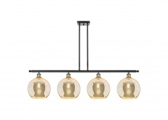 Athens - 4 Light - 48 inch - Black Antique Brass - Stem Hung - Island Light (3442|516-4I-BAB-G128-10)