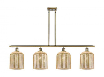 Bridal Veil - 4 Light - 48 inch - Antique Brass - Stem hung - Island Light (3442|516-4I-AB-G559-8ME)