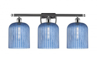 Bridal Veil - 3 Light - 25 inch - Polished Chrome - Bath Vanity Light (3442|516-3W-PC-G559-8BL)
