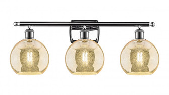 Athens - 3 Light - 28 inch - Polished Chrome - Bath Vanity Light (3442|516-3W-PC-G128-8)