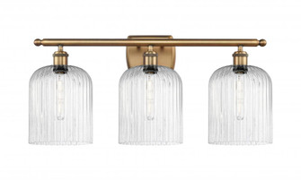 Bridal Veil - 3 Light - 25 inch - Brushed Brass - Bath Vanity Light (3442|516-3W-BB-G559-8SDY)