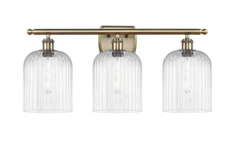 Bridal Veil - 3 Light - 25 inch - Antique Brass - Bath Vanity Light (3442|516-3W-AB-G559-8CL)