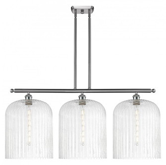 Bridal Veil - 3 Light - 36 inch - Brushed Satin Nickel - Stem hung - Island Light (3442|516-3I-SN-G559-12SDY)