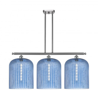 Bridal Veil - 3 Light - 36 inch - Brushed Satin Nickel - Stem hung - Island Light (3442|516-3I-SN-G559-12BL)