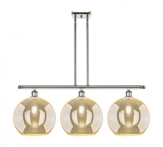 Athens - 3 Light - 38 inch - Polished Nickel - Stem Hung - Island Light (3442|516-3I-PN-G128-12)
