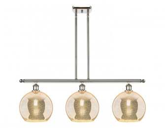 Athens - 3 Light - 37 inch - Polished Nickel - Stem Hung - Island Light (3442|516-3I-PN-G128-10)