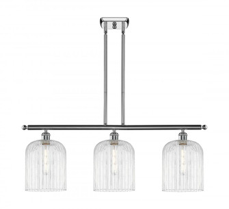 Bridal Veil - 3 Light - 36 inch - Polished Chrome - Stem hung - Island Light (3442|516-3I-PC-G559-8CL)