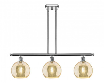 Athens - 3 Light - 36 inch - Polished Chrome - Stem hung - Island Light (3442|516-3I-PC-G128-8)
