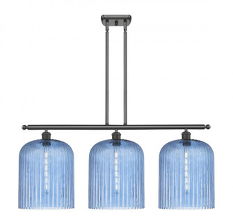 Bridal Veil - 3 Light - 36 inch - Oil Rubbed Bronze - Stem hung - Island Light (3442|516-3I-OB-G559-12BL)