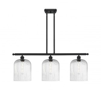 Bridal Veil - 3 Light - 36 inch - Matte Black - Stem hung - Island Light (3442|516-3I-BK-G559-8SDY)