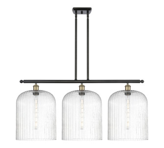 Bridal Veil - 3 Light - 36 inch - Black Antique Brass - Stem hung - Island Light (3442|516-3I-BAB-G559-12SDY)