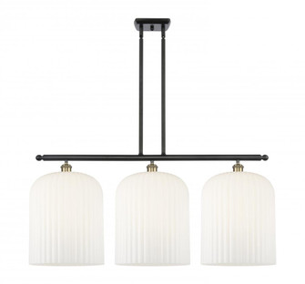 Bridal Veil - 3 Light - 36 inch - Black Antique Brass - Stem hung - Island Light (3442|516-3I-BAB-G559-12GWH)