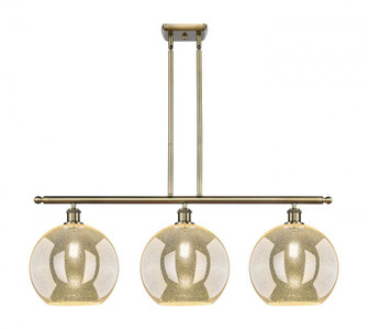 Athens - 3 Light - 38 inch - Antique Brass - Stem Hung - Island Light (3442|516-3I-AB-G128-12)