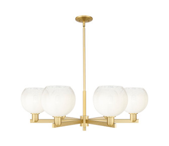 Brookhaven Globe - 6 Light - 24 inch - Satin Gold - Chandelier (3442|716-6CR-SG-G483-8OP)