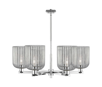 Bridal Veil - 6 Light - 38 inch - Polished Chrome - Chandelier (3442|716-6CR-PC-G559-8SM)