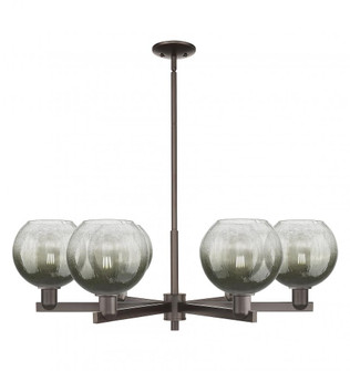 Brookhaven Globe - 6 Light - 24 inch - Oil Rubbed Bronze - Chandelier (3442|716-6CR-OB-G483-8SL)