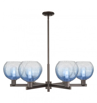 Brookhaven Globe - 6 Light - 24 inch - Oil Rubbed Bronze - Chandelier (3442|716-6CR-OB-G483-8SB)