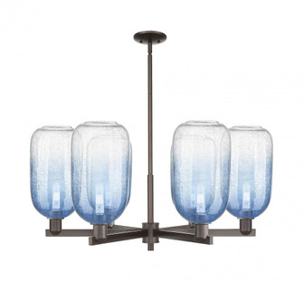Brookhaven Cloche - 6 Light - 24 inch - Oil Rubbed Bronze - Chandelier (3442|716-6CR-OB-G482-7SB)