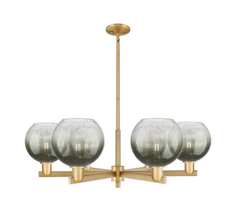 Brookhaven Globe - 6 Light - 24 inch - Brushed Brass - Chandelier (3442|716-6CR-BB-G483-8SL)