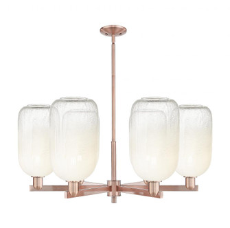 Brookhaven Cloche - 6 Light - 24 inch - Antique Copper - Chandelier (3442|716-6CR-AC-G482-7OP)