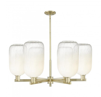 Brookhaven Cloche - 6 Light - 24 inch - Antique Brass - Chandelier (3442|716-6CR-AB-G482-7OP)
