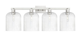 Bridal Veil - 4 Light - 35 inch - Brushed Satin Nickel - Bath Vanity Light (3442|716-4W-SN-G559-8SDY)