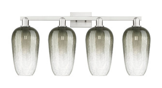 Brookhaven Flute - 4 Light - 36 inch - Brushed Satin Nickel - Bath Vanity Light (3442|716-4W-SN-G484-7SL)