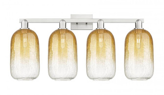 Brookhaven Cloche - 4 Light - 36 inch - Brushed Satin Nickel - Bath Vanity Light (3442|716-4W-SN-G482-7AM)