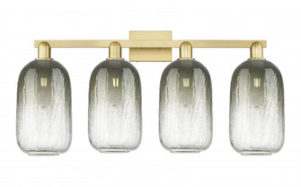 Brookhaven Cloche - 4 Light - 36 inch - Satin Gold - Bath Vanity Light (3442|716-4W-SG-G482-7SL)