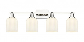 Bridal Veil - 4 Light - 36 inch - Polished Nickel - Bath Vanity Light (3442|716-4W-PN-G559-5GWH)