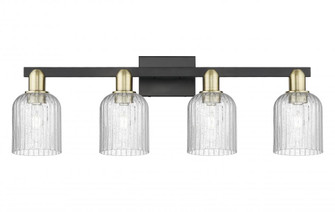 Bridal Veil - 4 Light - 36 inch - Black Antique Brass - Bath Vanity Light (3442|716-4W-BAB-G559-5SDY)