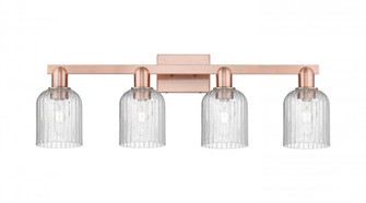 Bridal Veil - 4 Light - 36 inch - Antique Copper - Bath Vanity Light (3442|716-4W-AC-G559-5SDY)