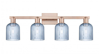 Bridal Veil - 4 Light - 36 inch - Antique Copper - Bath Vanity Light (3442|716-4W-AC-G559-5BL)