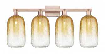 Brookhaven Cloche - 4 Light - 36 inch - Antique Copper - Bath Vanity Light (3442|716-4W-AC-G482-7AM)