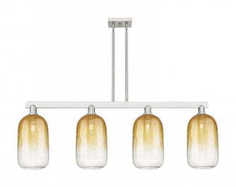 Brookhaven Cloche - 4 Light - 48 inch - Brushed Satin Nickel - Stem hung - Island Light (3442|716-4I-SN-G482-7AM)