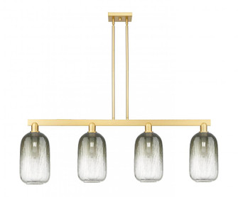Brookhaven Cloche - 4 Light - 48 inch - Satin Gold - Stem hung - Island Light (3442|716-4I-SG-G482-7SL)