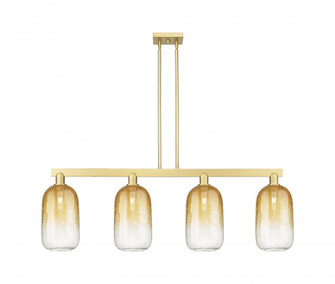 Brookhaven Cloche - 4 Light - 48 inch - Satin Gold - Stem hung - Island Light (3442|716-4I-SG-G482-7AM)