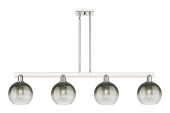 Brookhaven Globe - 4 Light - 48 inch - Polished Nickel - Stem hung - Island Light (3442|716-4I-PN-G483-8SL)